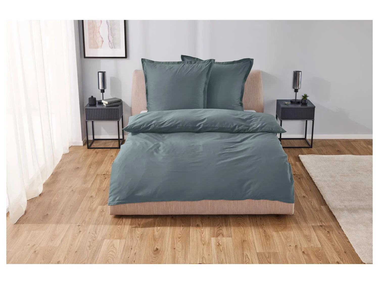 LIVARNO home Parure de lit en satin de lyocell, 260 x 240 cm