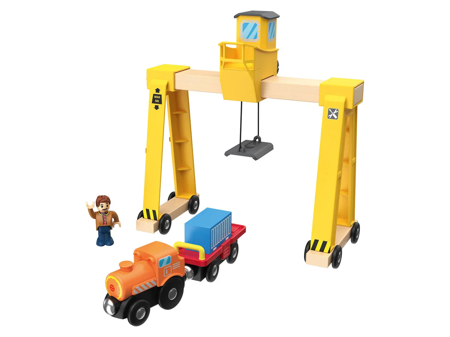 Playtive Extension de chemin de fer en bois