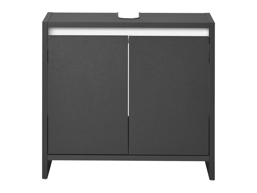 LIVARNO home Meuble sous-vasque Oslo, 60 x 55 x 28 cm, noir