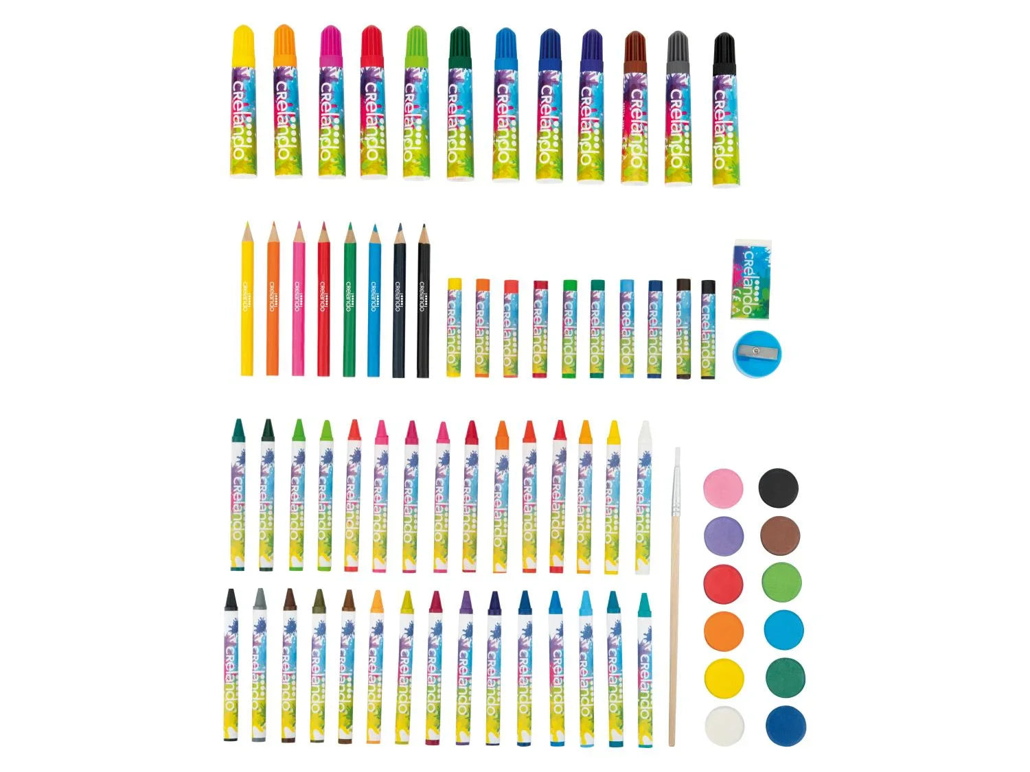 crelando Mallette de coloriage pour enfant