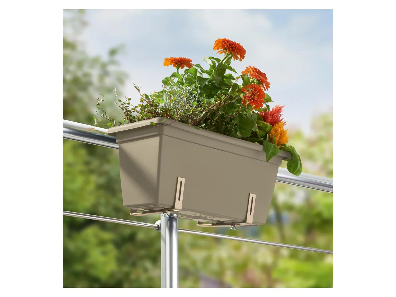 PARKSIDE Lot de 2 supports pour jardinires