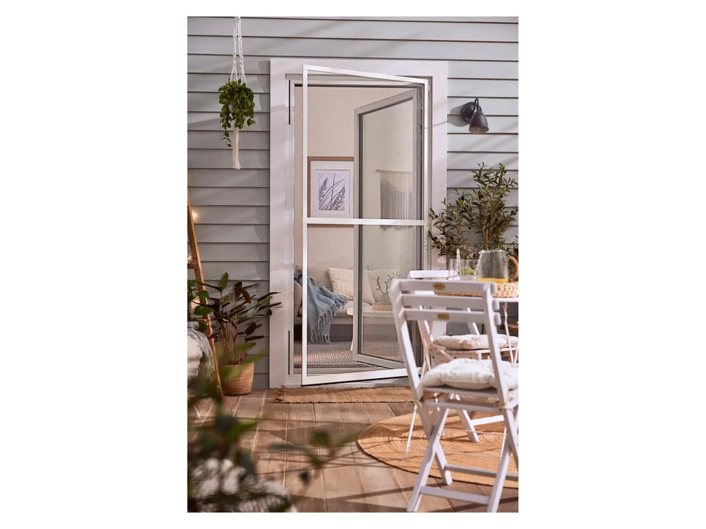 LIVARNO Porte moustiquaire en aluminium, 1 x 2,1 m