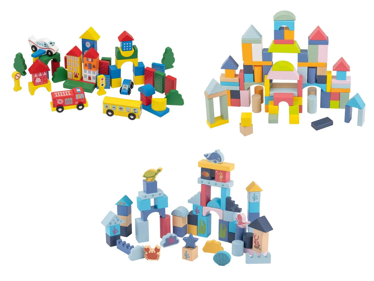 lupilu Set de blocs de construction