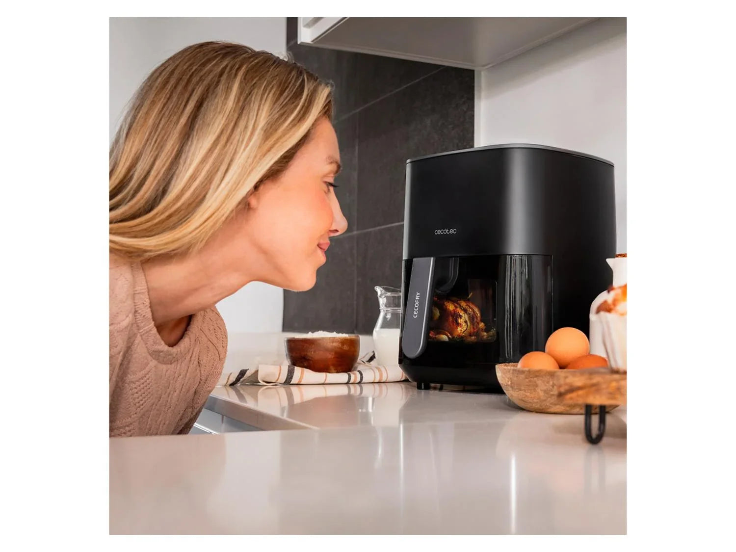 Cecotec Friteuse digitale Fantastik Window 6000 Pack, 1700 W