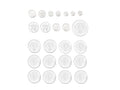 TRONIC Lot de 24 piles bouton