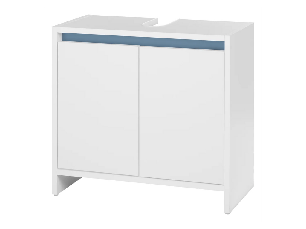 LIVARNO home Meuble sous-vasque Oslo, 60 x 55 x 28 cm, blanc