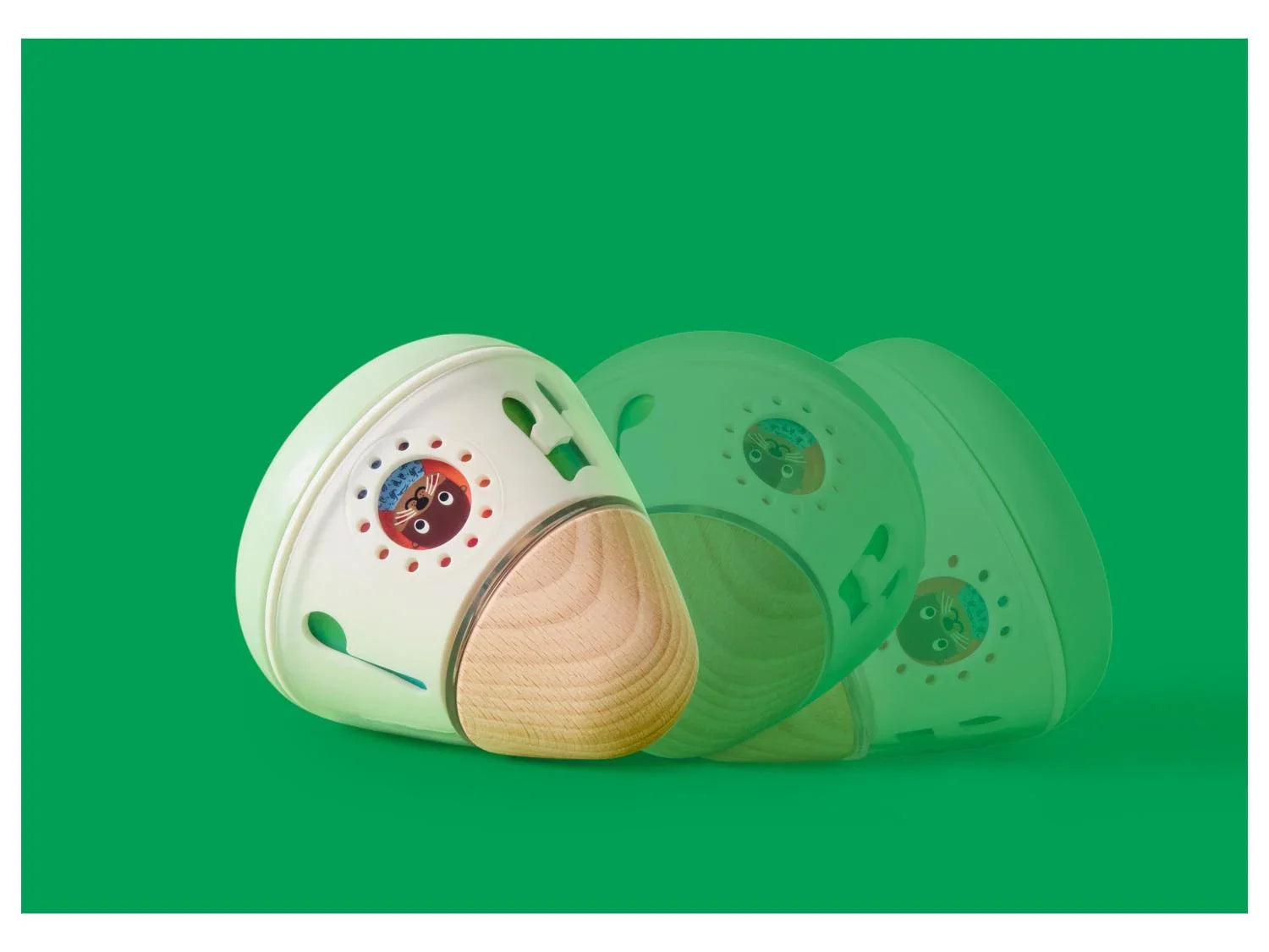 lupilu Jouet sonore en bois pour bb
