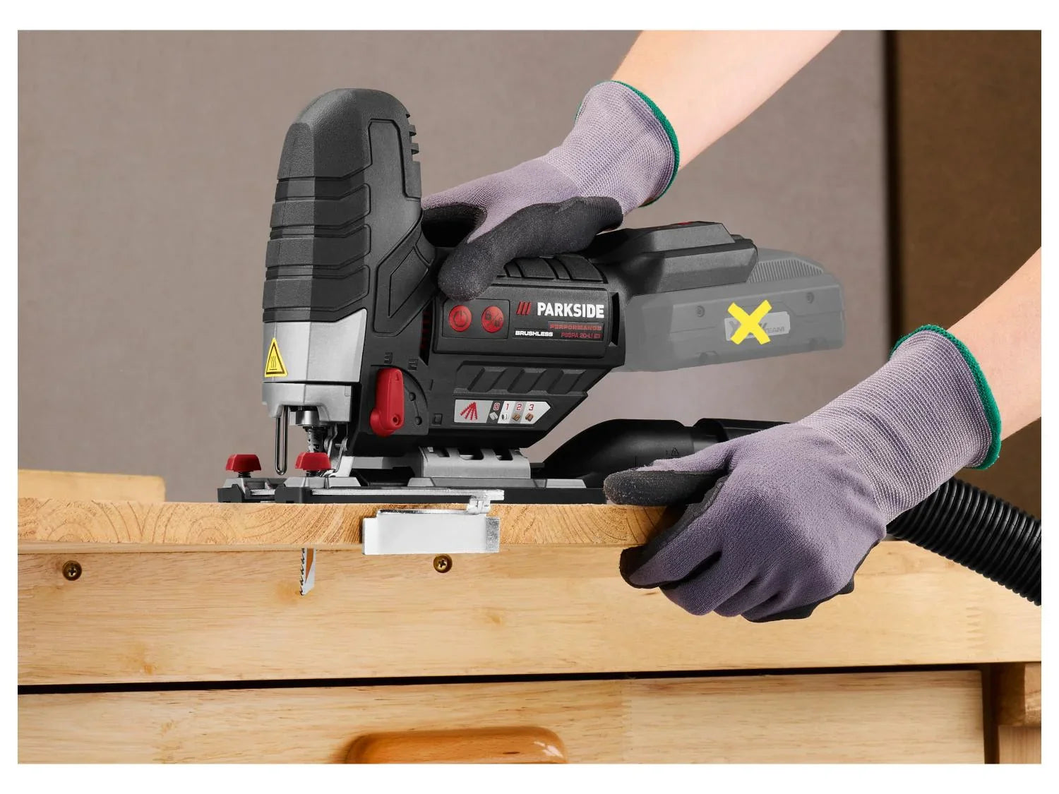 PARKSIDE PERFORMANCE Scie sauteuse sans fil PSSPA 20-Li E3, 20 V