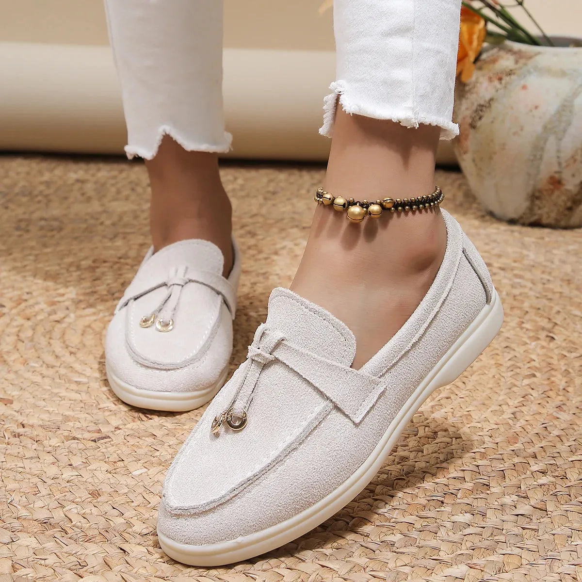 Sophie Paris | Mocassins Confortables de Luxe en Daim