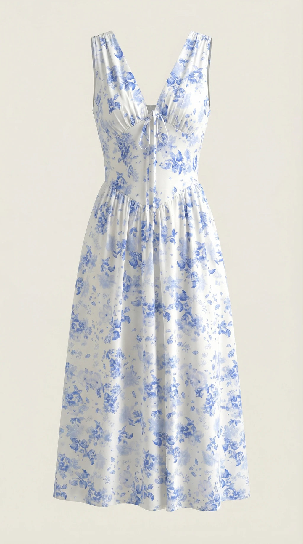 Robe mi-longue d'été corset pour femme