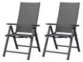LIVARNO Lot de 2 fauteuils pliables Houston