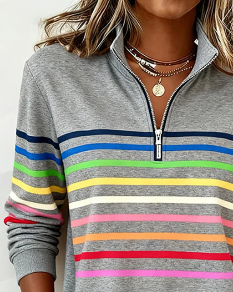 Marie | Pull décontracté avec confort et style coloré pour chaque jour
