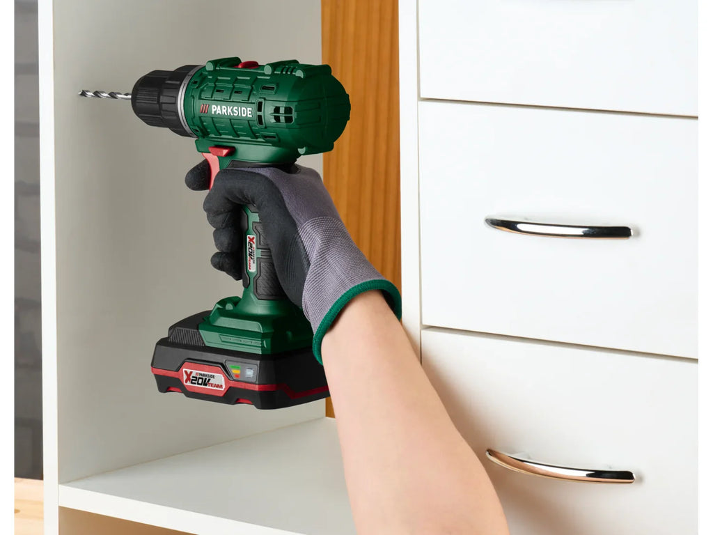 PARKSIDE Set perceuse-visseuse sans fil PBSSA 20-Li A1 + batterie + chargeur, 20 V