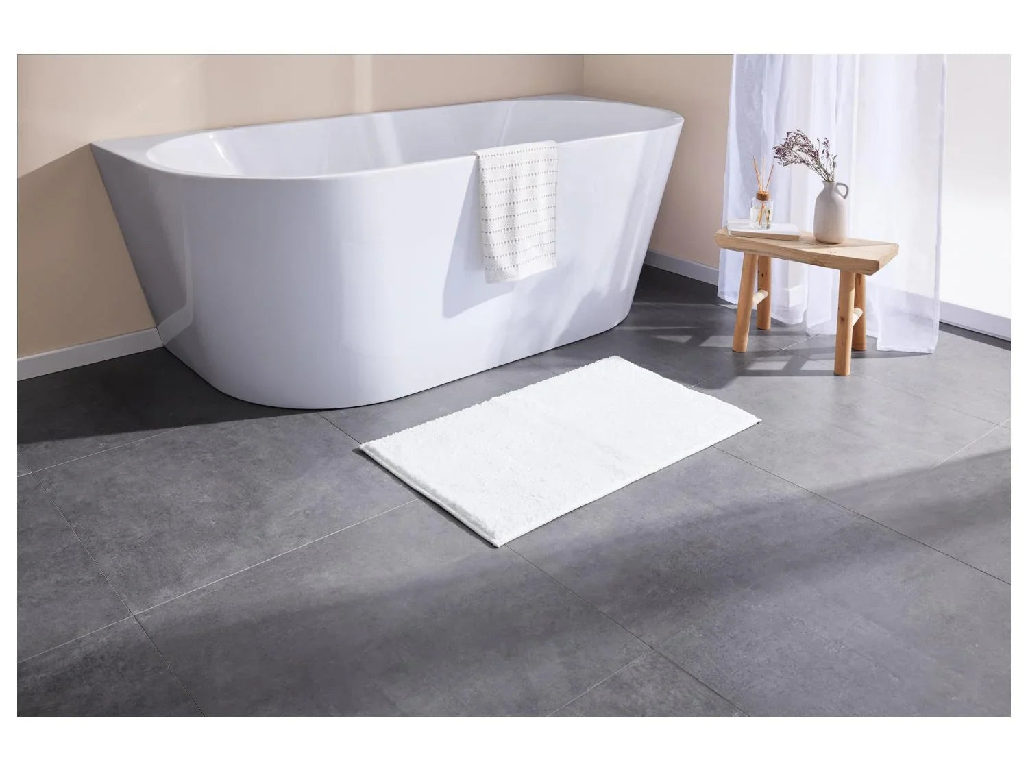 LIVARNO home Tapis de bain, 60 x 90 cm