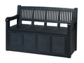 LIVARNO home Banc de jardin, 130 x 60 x 85 cm, anthracite