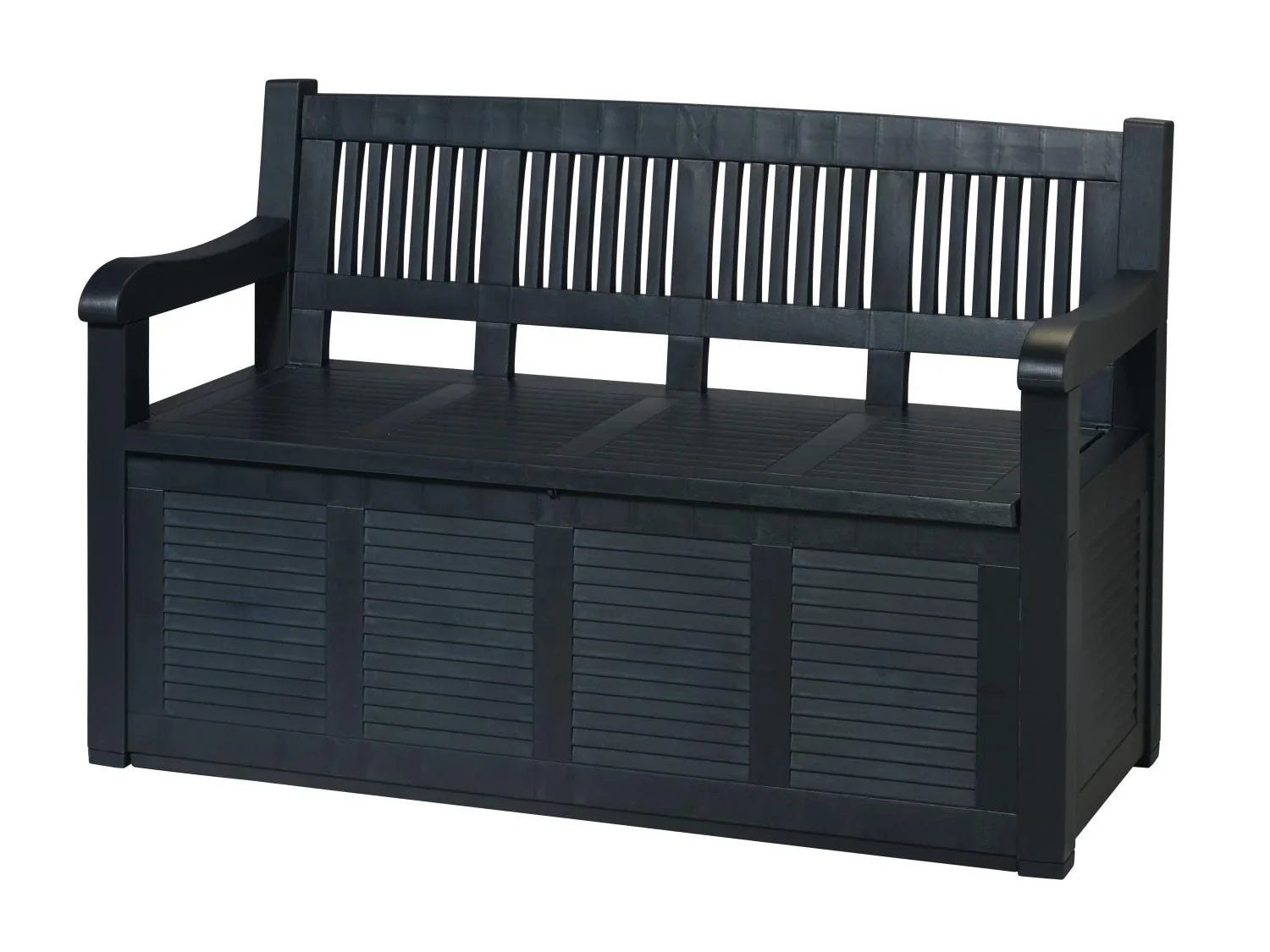 LIVARNO home Banc de jardin, 130 x 60 x 85 cm, anthracite