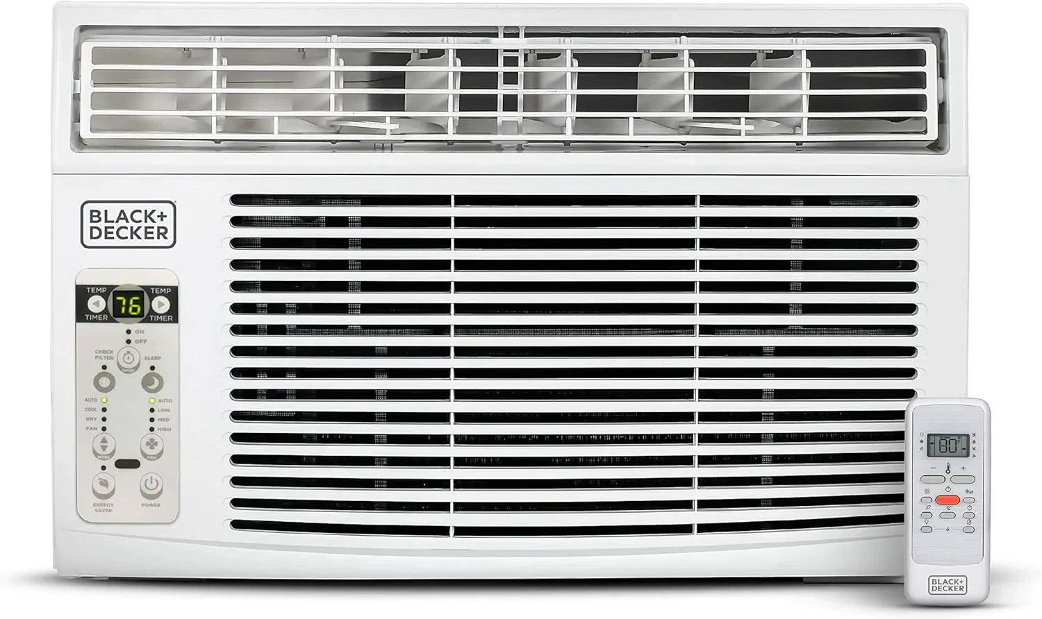 BLACK+DECKER Window Air Conditioner 5000 BTU Cools Up to 150 Square Feet AC Mechanical Controls