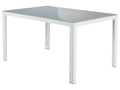 LIVARNO home Table de jardin en aluminium Houston, blanc