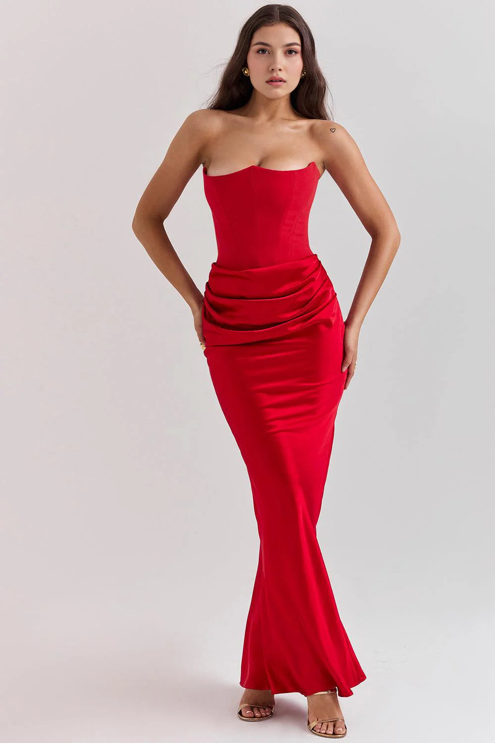 Céleste | Robe en satin