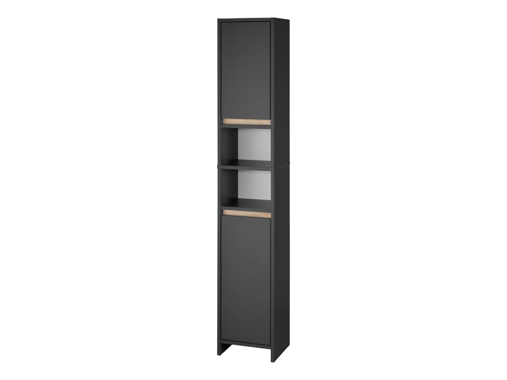 LIVARNO home Colonne de salle de bain Oslo, 32 x 180 x 28 cm, noire