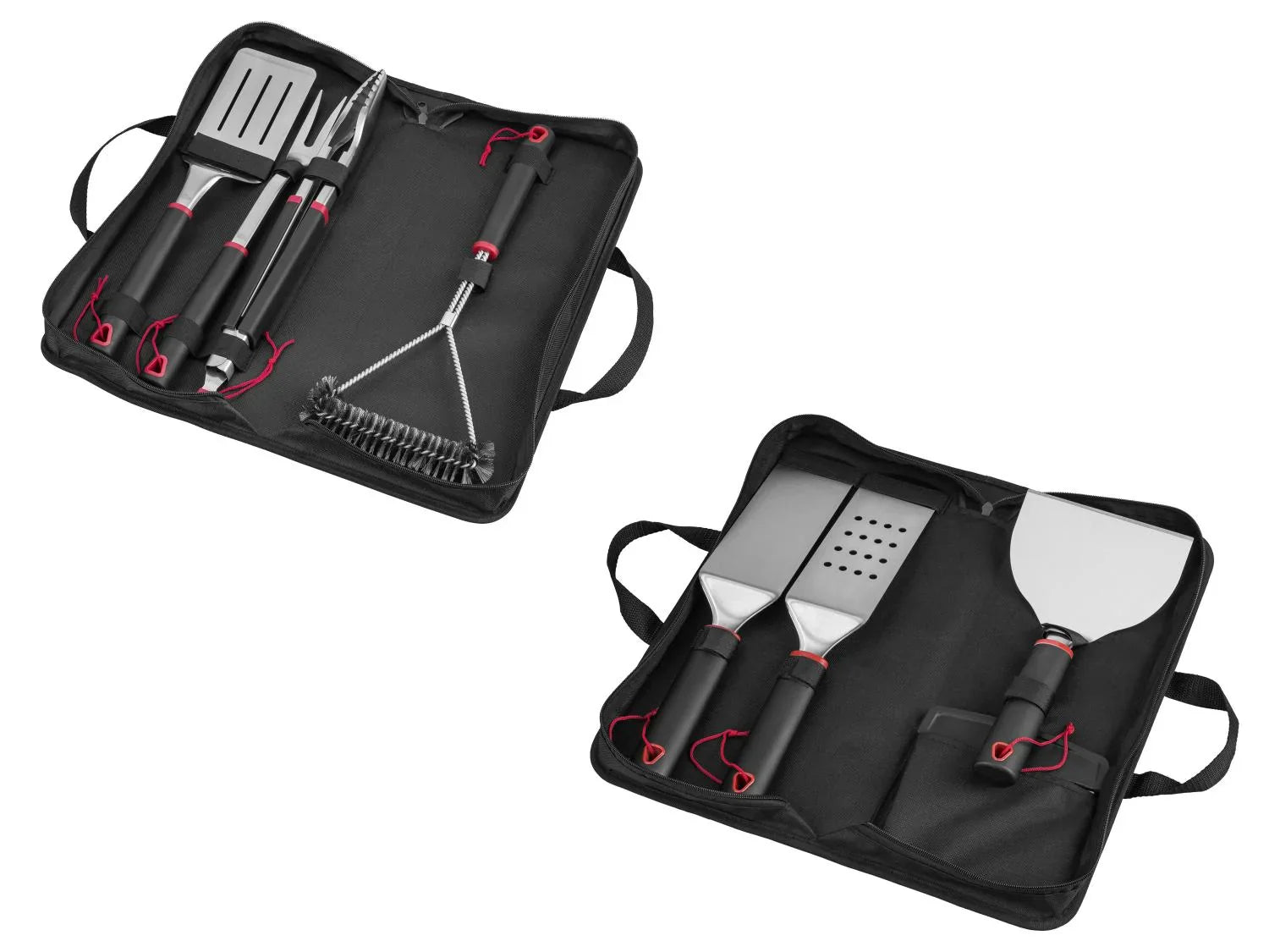 GRILLMEISTER Ustensiles de barbecue en acier inoxydable
