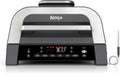 Ninja | Indoor Grill | Foodi | 5-in-1 (Grill, Air Fry, Roast, Bake, and Dehydrate | Fits up to 3lb Roast | Smoke Control System and Dishwasher Safe Parts| Black/Grey | AG301