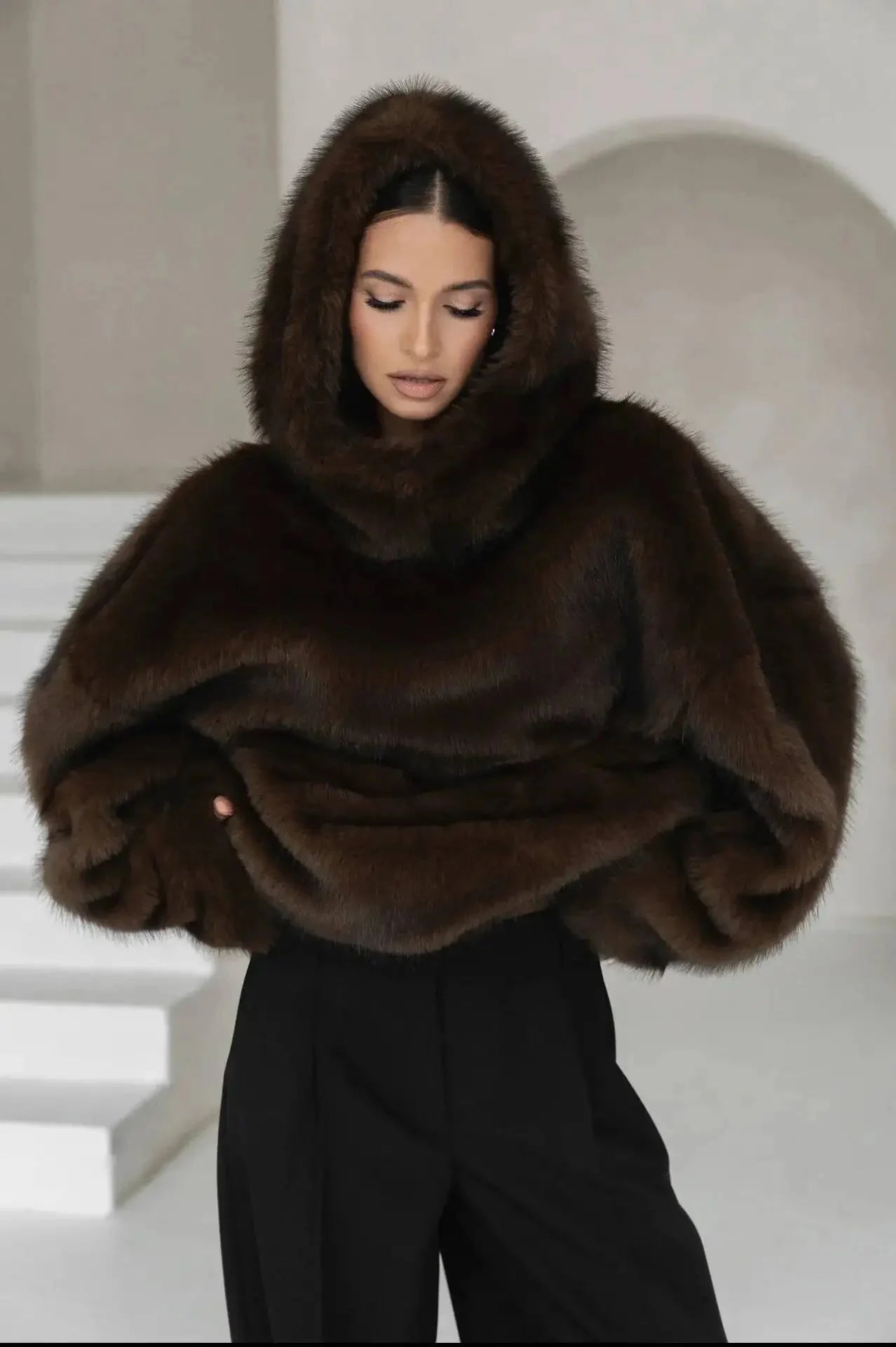 Manteau en fourrure de luxe