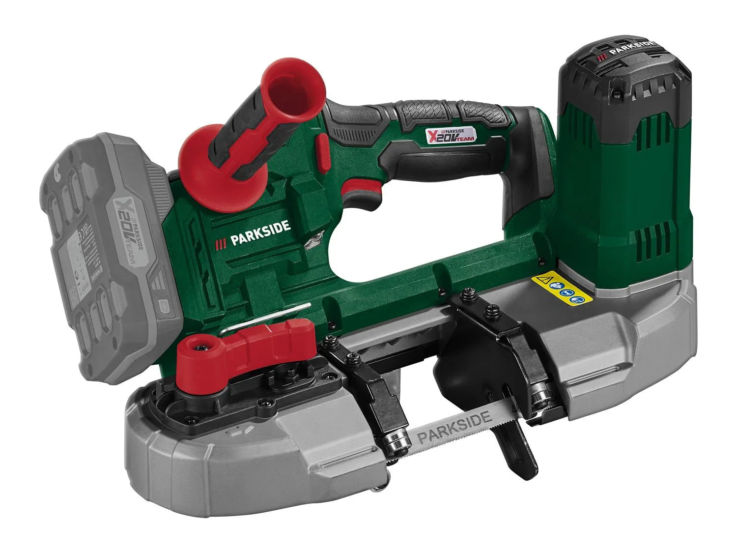 PARKSIDE Scie  ruban sans fil PMBA 20-Li, 20 V