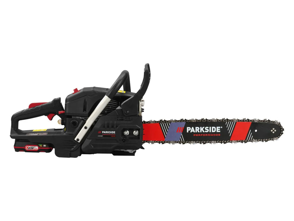 PARKSIDE PERFORMANCE Trononneuse  essence avec dmarrage lectrique PPBKS 56 A1, 18, 20 V