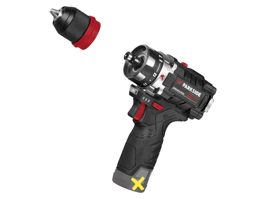 PARKSIDE PERFORMANCE Perceuse-visseuse  percussion sans fil PSBSAP 12 A1, 45 Nm, 12 V