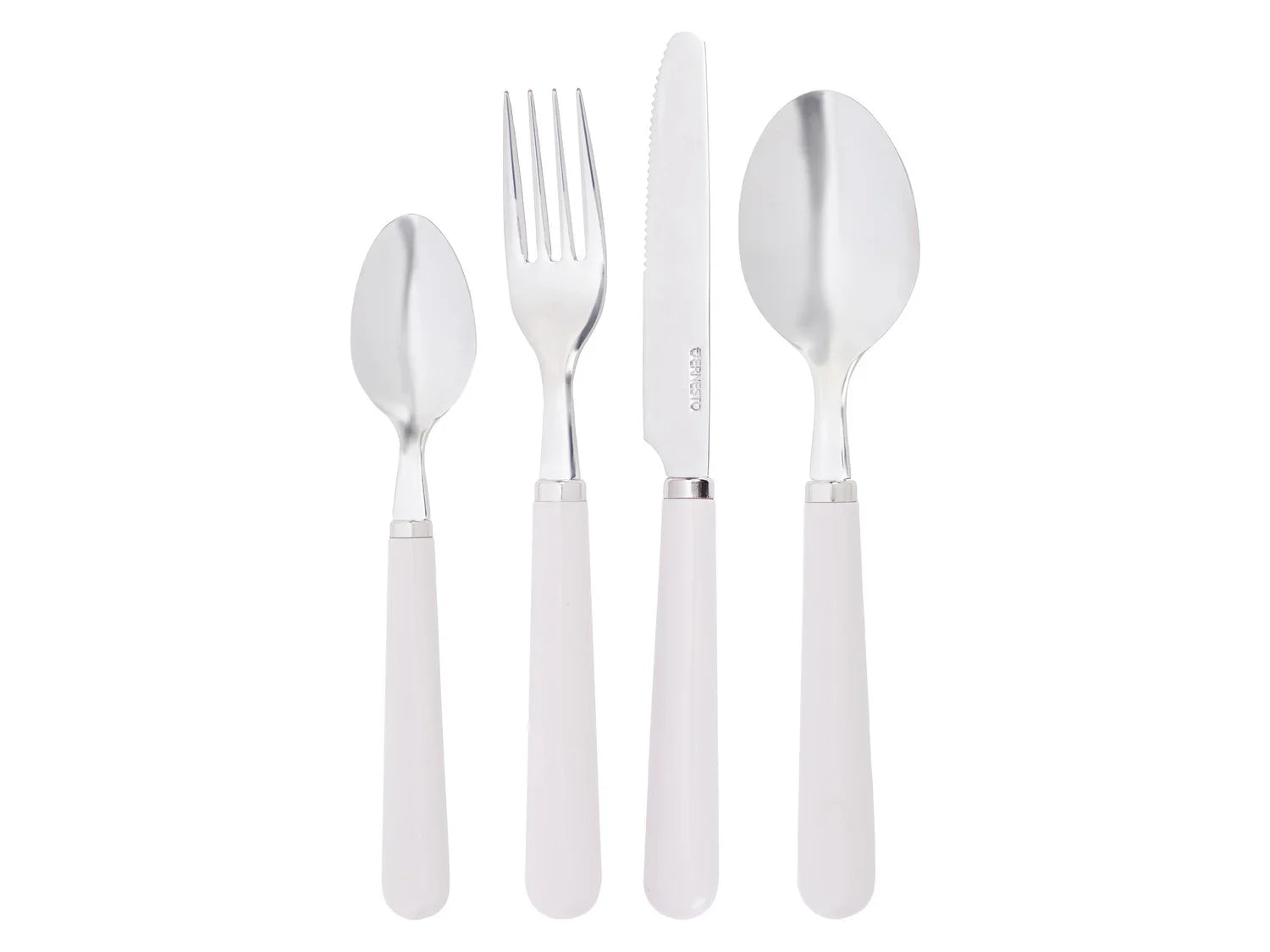 ERNESTO Set de couverts en acier inoxydable, 24 pices