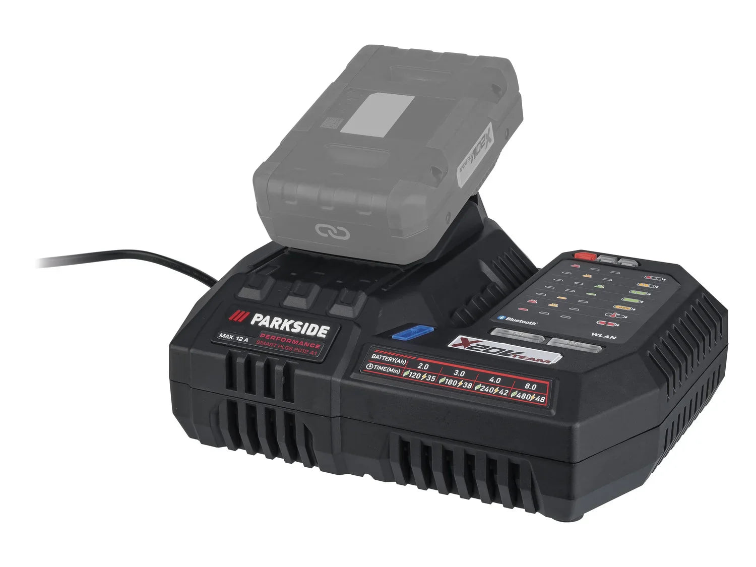 PARKSIDE PERFORMANCE Chargeur de batterie Smart PLGS 2012 A1, 12 A, 20 V