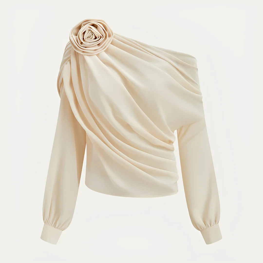 Ellise - Blouse stylée à coupe asymétrique