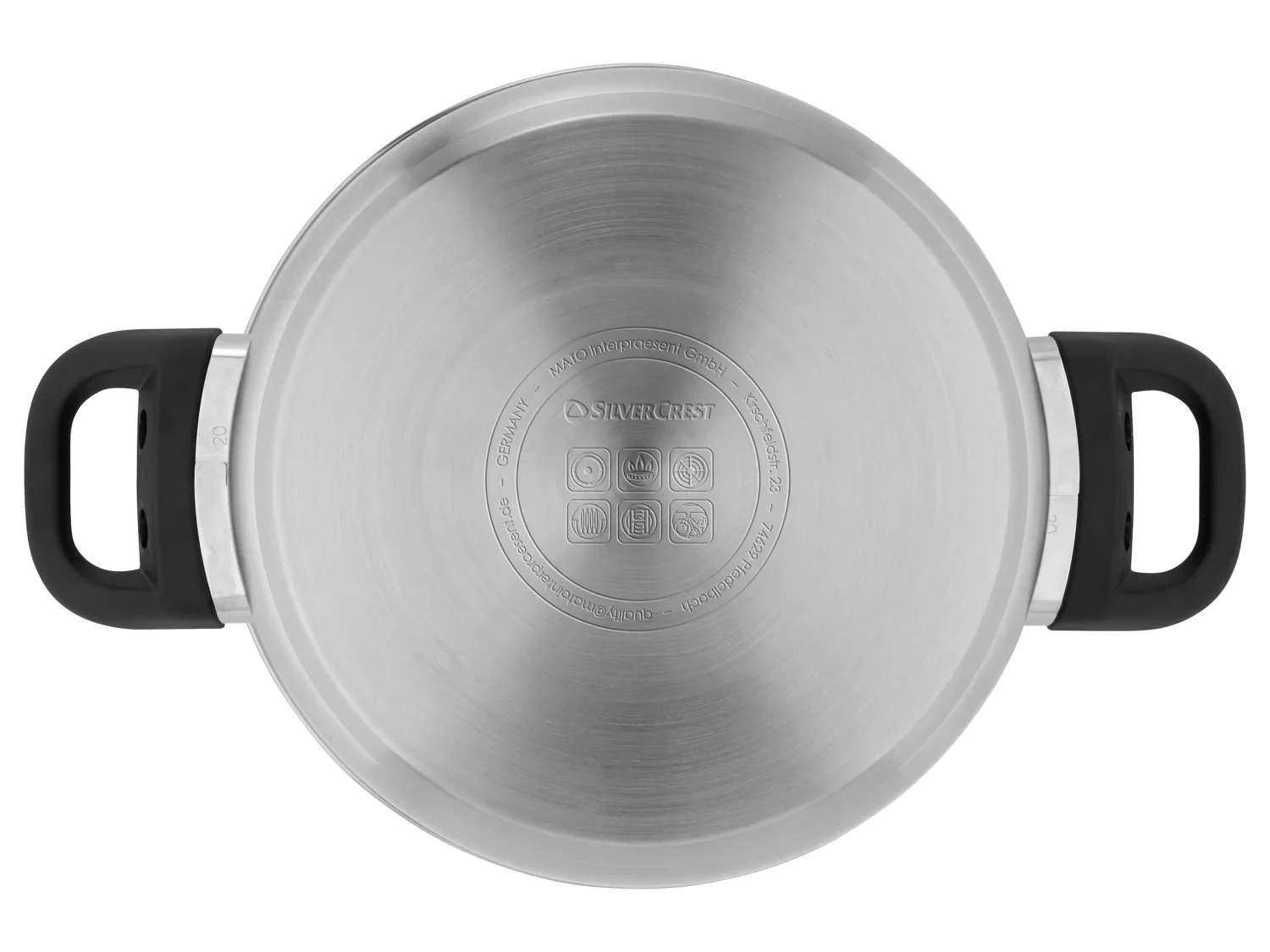 SILVERCREST Faitout en acier inoxydable, 20 cm