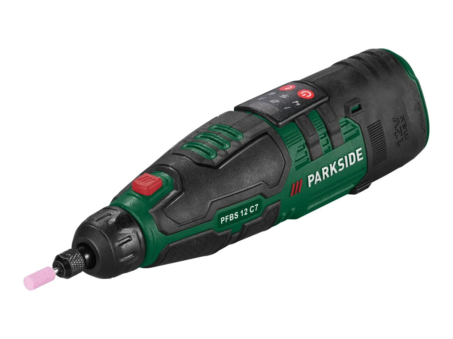PARKSIDE Perceuse-meuleuse de prcision sans fil PFBS 12 C7, 44 embouts, 12 V