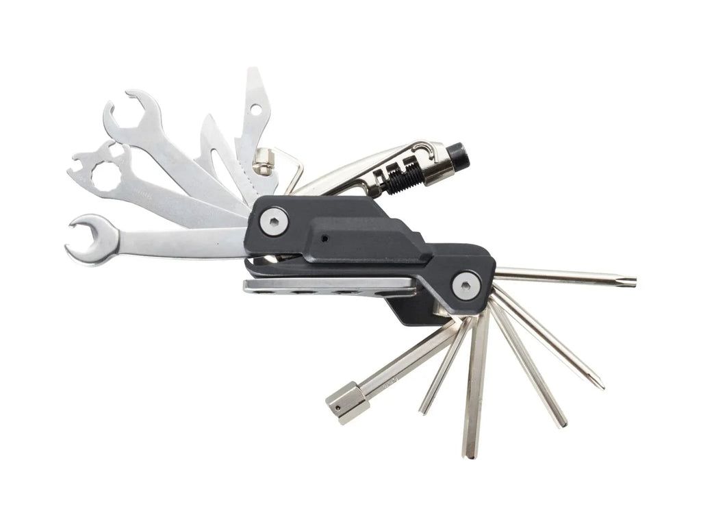 CRIVIT Outil multifonction pour vlo ou sacoche de selle avec outils ou mini-pompe  manomtre