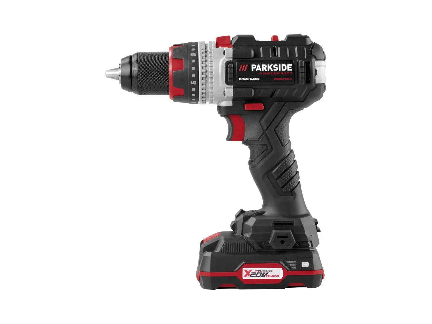 PARKSIDE PERFORMANCE Set de perceuse-visseuse  percussion sans fil + 2 Batteries + Chargeur, 20 V