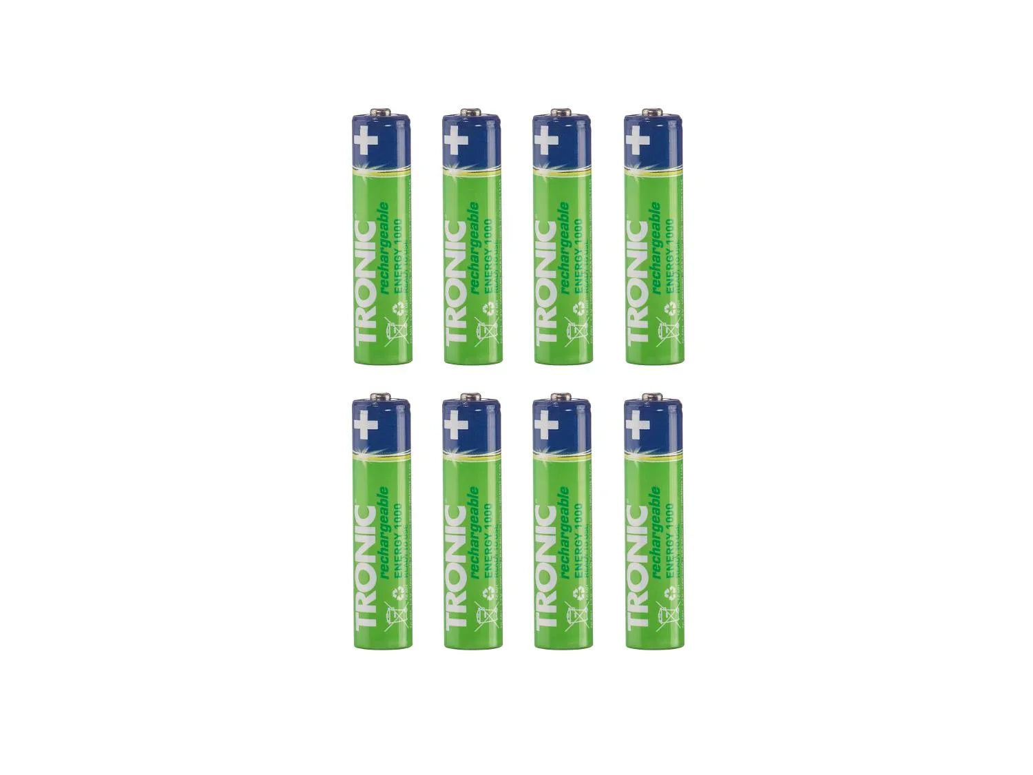 TRONIC Piles AA ou AAA, 8 pices