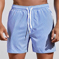 Jando - Short ample à rayures pour homme pour l'été