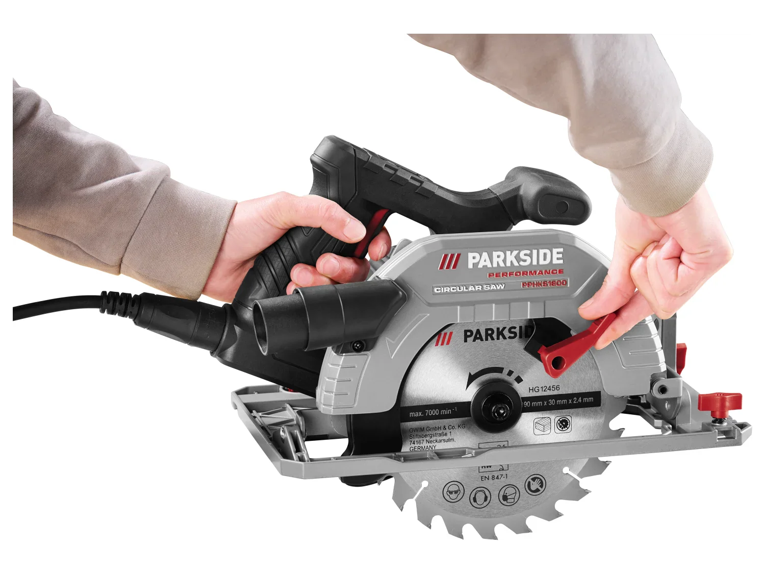 PARKSIDE PERFORMANCE Scie circulaire PPHKS 1800 A1, 190 mm, 1800 W