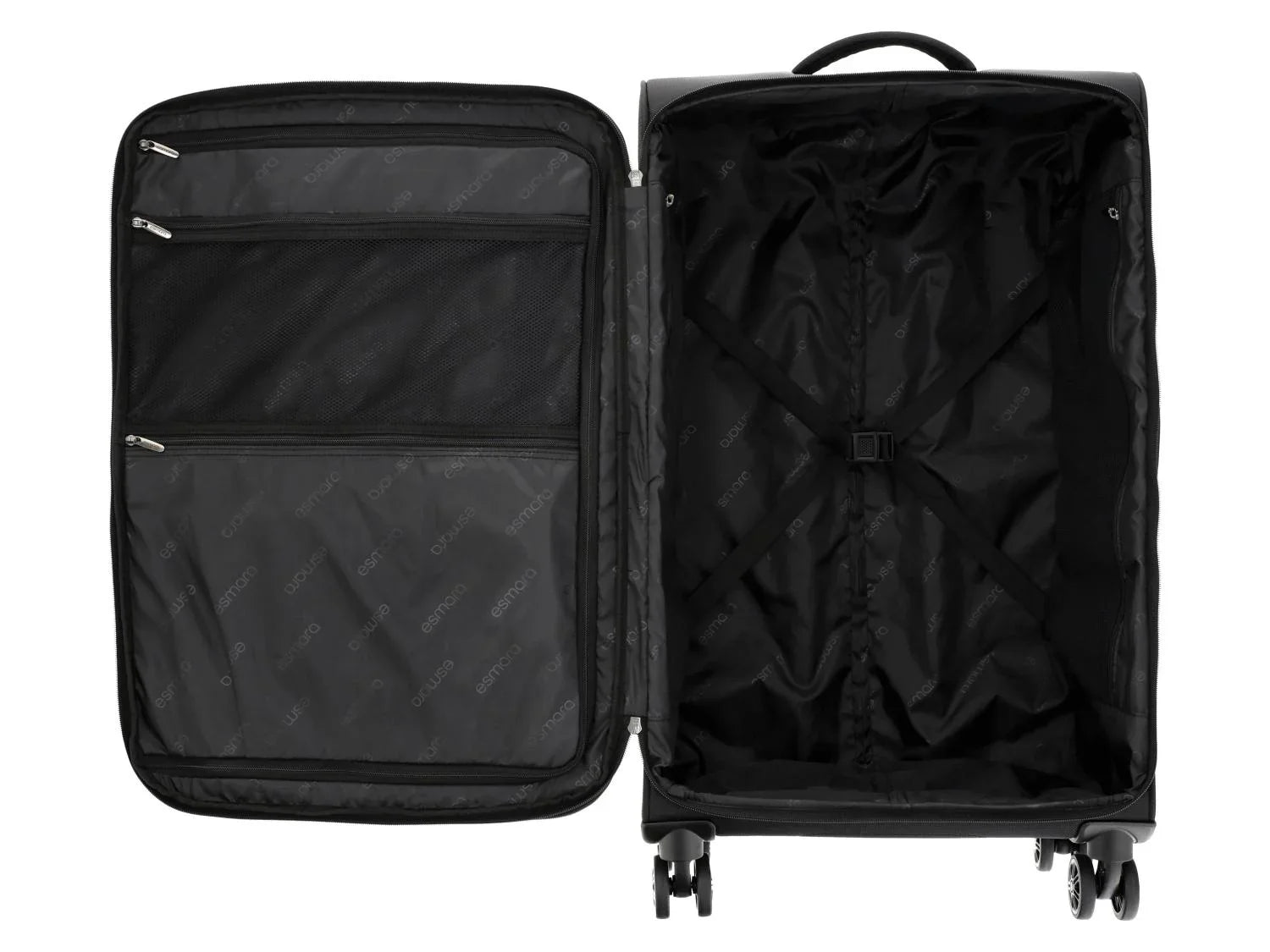 esmara Set de 2 valises  roulettes