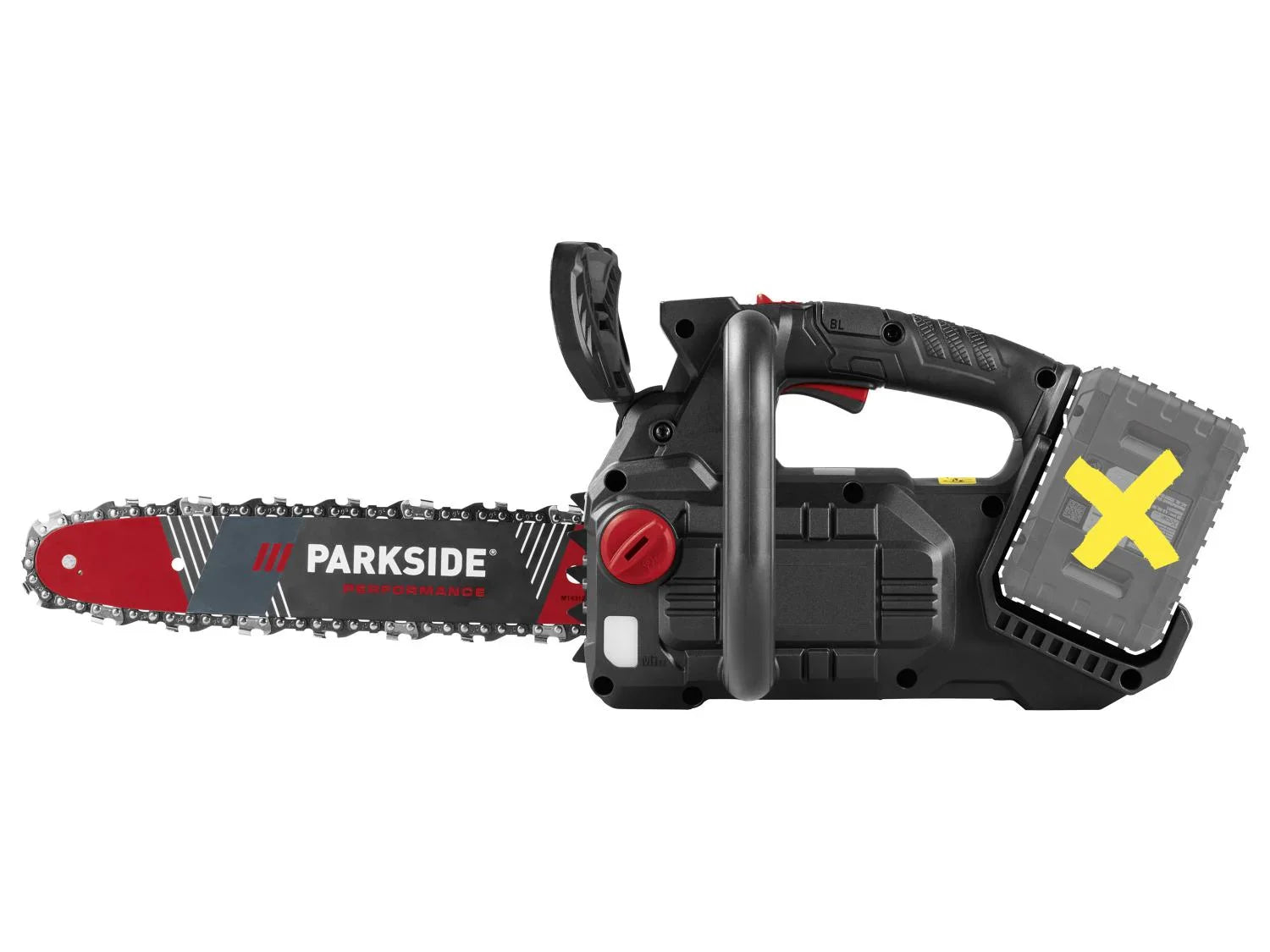 PARKSIDE PERFORMANCE Trononneuse dlagage sans fil PPAKS 40-Li B2, guide 35 cm, 40 V