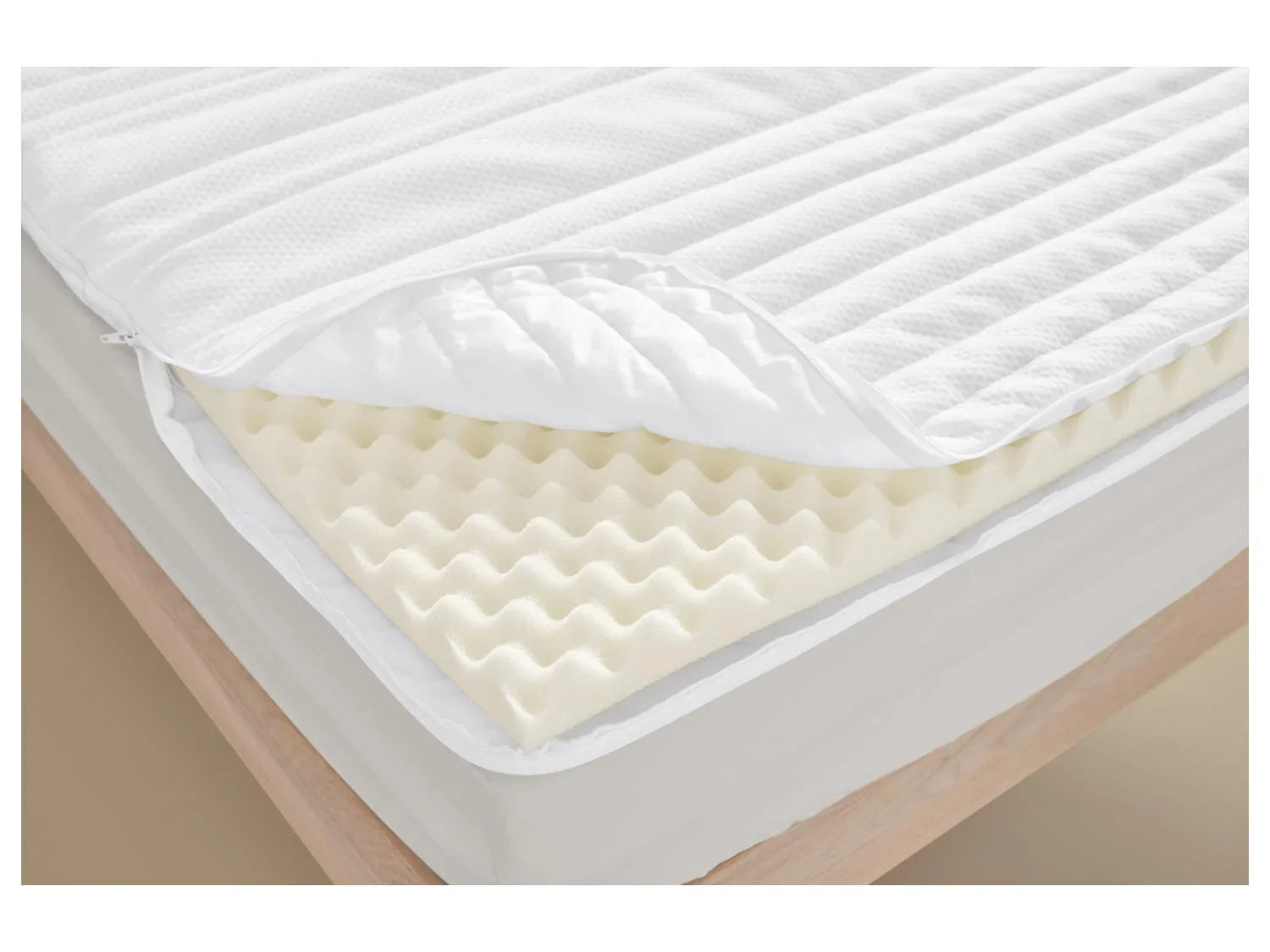LIVARNO Surmatelas en mousse viscolastique, 140 x 190 cm