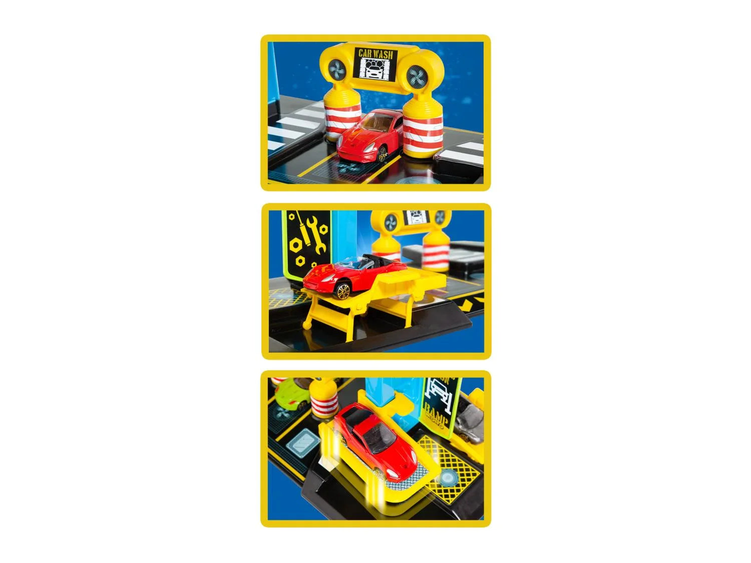 Molto Garage  tages avec tapis de jeu