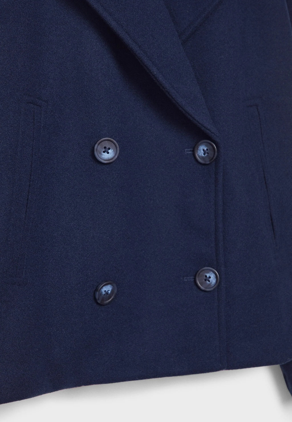 Veste courte chic à double boutonnage