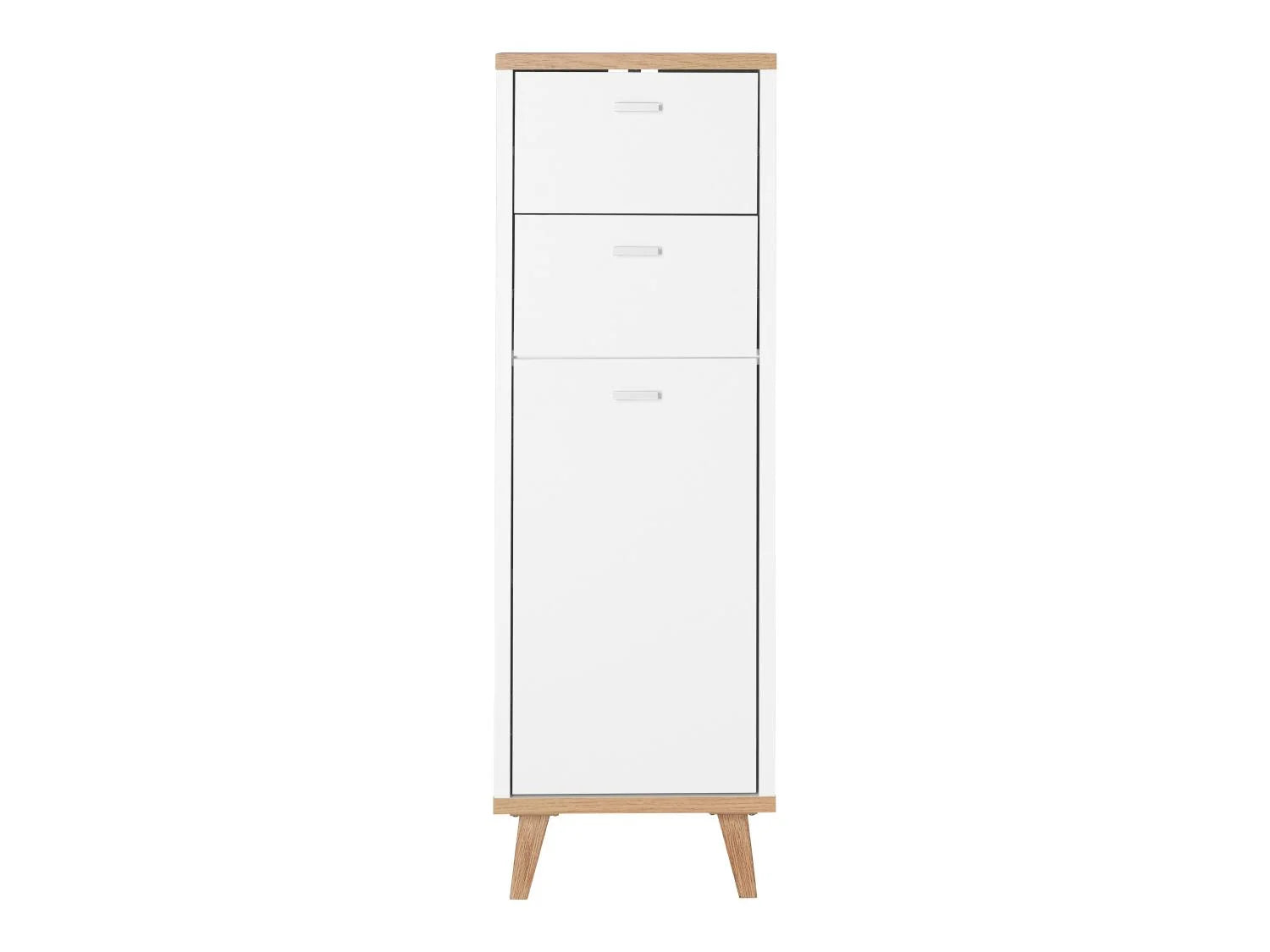 LIVARNO Meuble pour salle de bains Corfu, 32 x 96 x 28 cm, blanc/imitation chne
