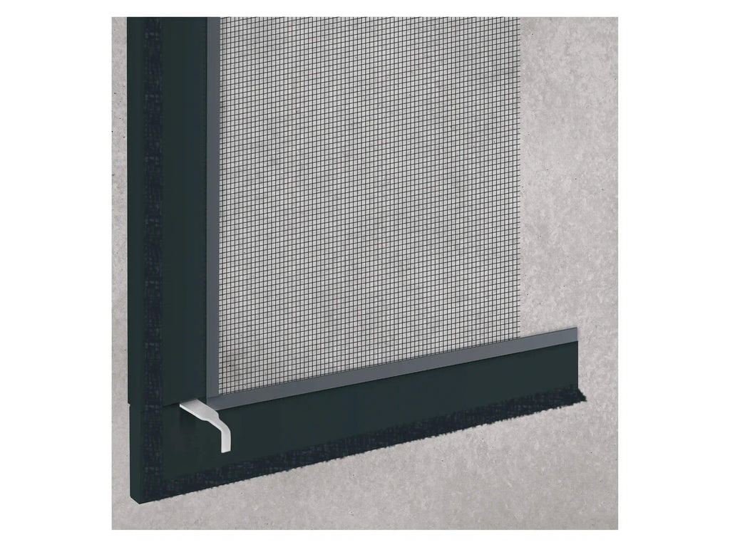 LIVARNO home Fentre moustiquaire en aluminium, 100 x 120 cm