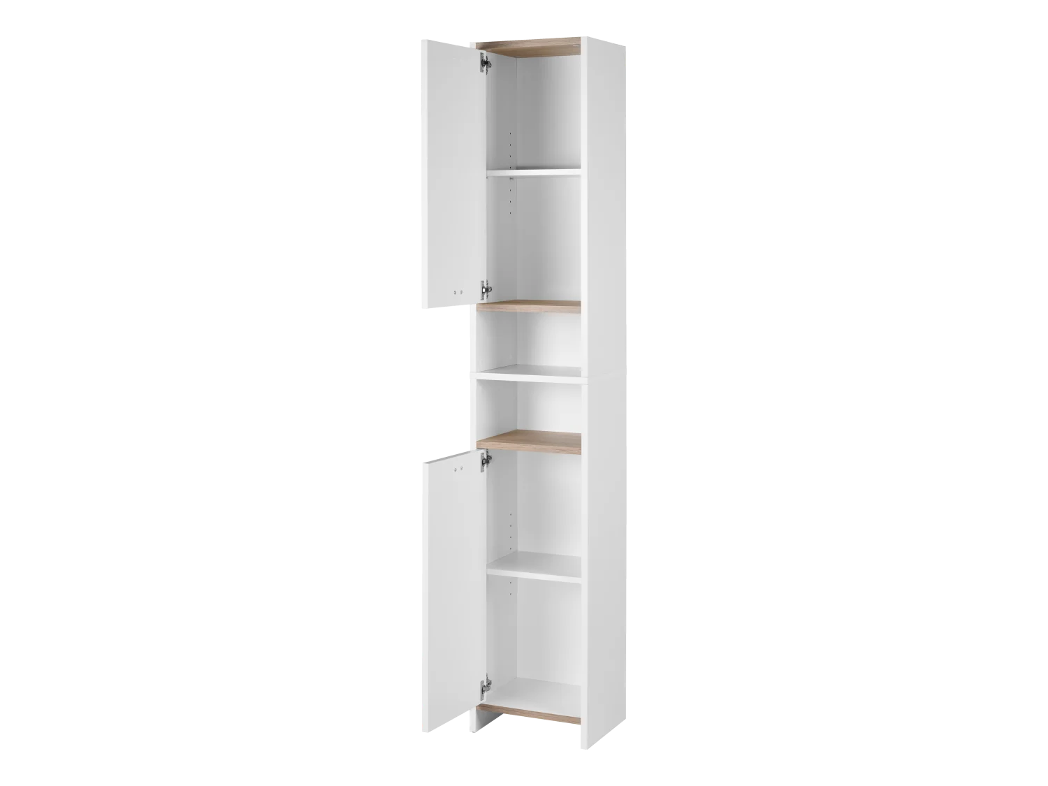 LIVARNO home Colonne de salle de bains, 34,2 x 186,2 x 28 cm, blanche/imitation chne