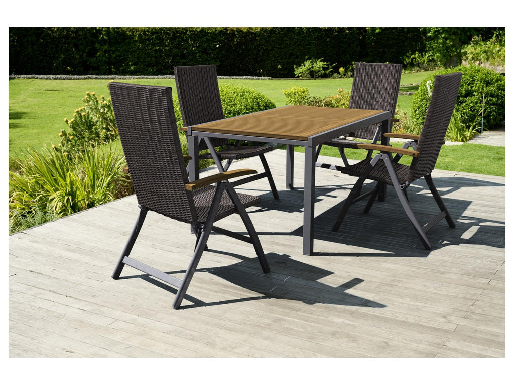 LIVARNO Table de jardin + Lot de 6 fauteuils Valencia