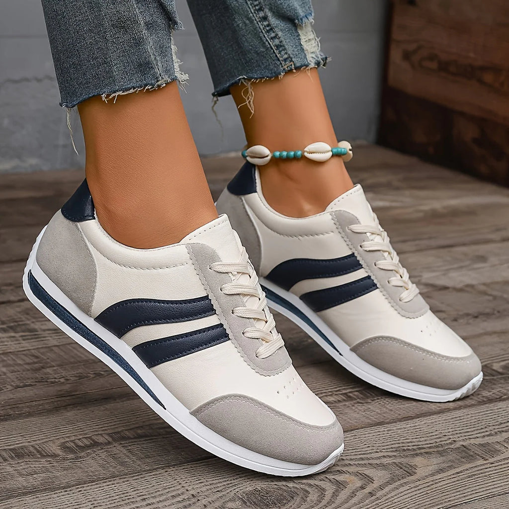 Lucienne | Sneakers Blanches Sportives Élégantes Confortables